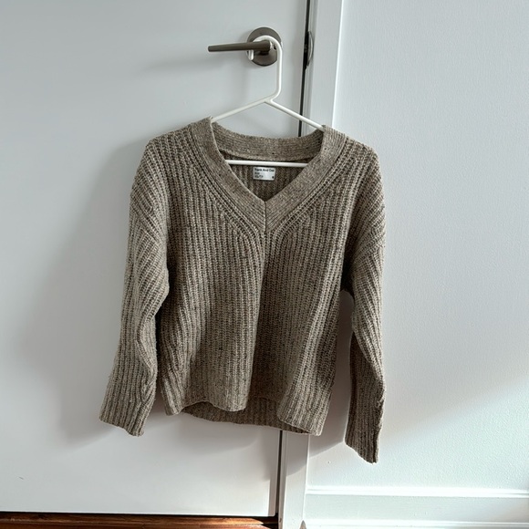 Frank and Oak Lambswool V Neck Sweater - Picture 2 of 5